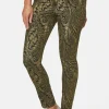 Paisley-Hose in samtiger Stretch-Qualität