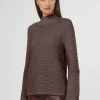 Pullover mit Ajour-Akzenten