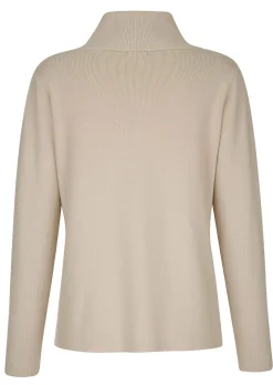 Pullover mit breitem V-Ausschnitt
