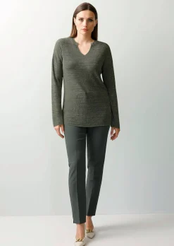 Pullover mit Effektgarn