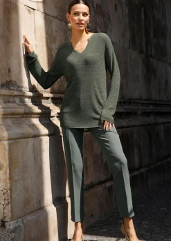 Pullover mit Effektgarn