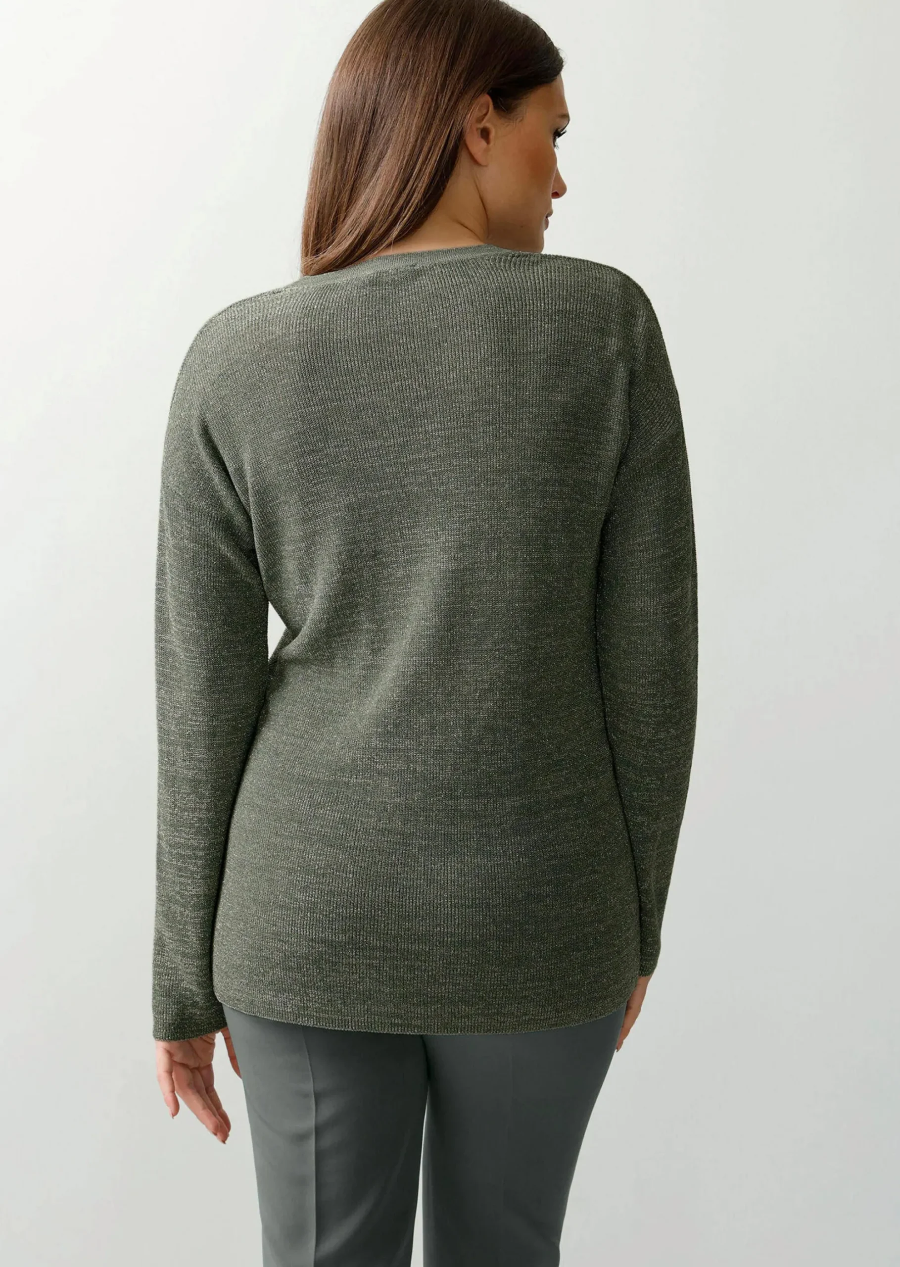 Pullover mit Effektgarn