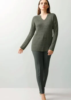 Pullover mit Effektgarn