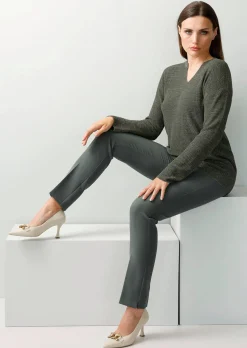Pullover mit Effektgarn