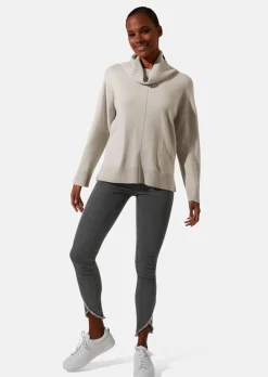 Pullover mit großem Capuchon-Kragen