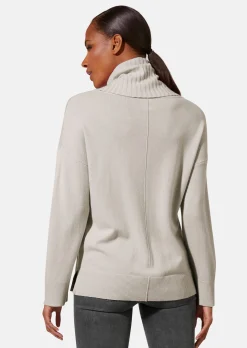 Pullover mit großem Capuchon-Kragen