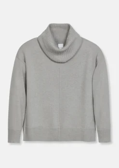 Pullover mit großem Capuchon-Kragen