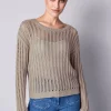 Pullover mit Lochstrickmuster