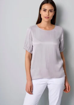 Pullover mit metallischem Garn