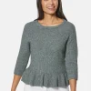 Pullover mit Schößchen