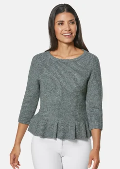 Pullover mit Schößchen