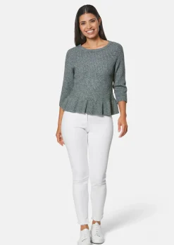 Pullover mit Schößchen