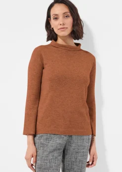 Pullover mit Stehkragen