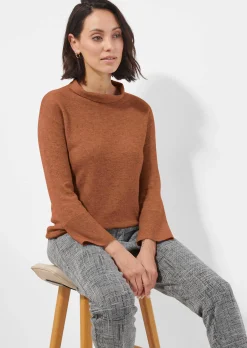 Pullover mit Stehkragen