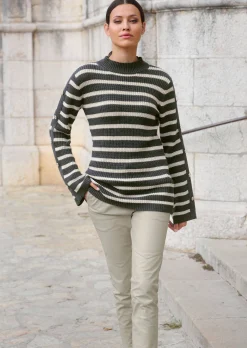 Pullover mit Trompetenärmeln
