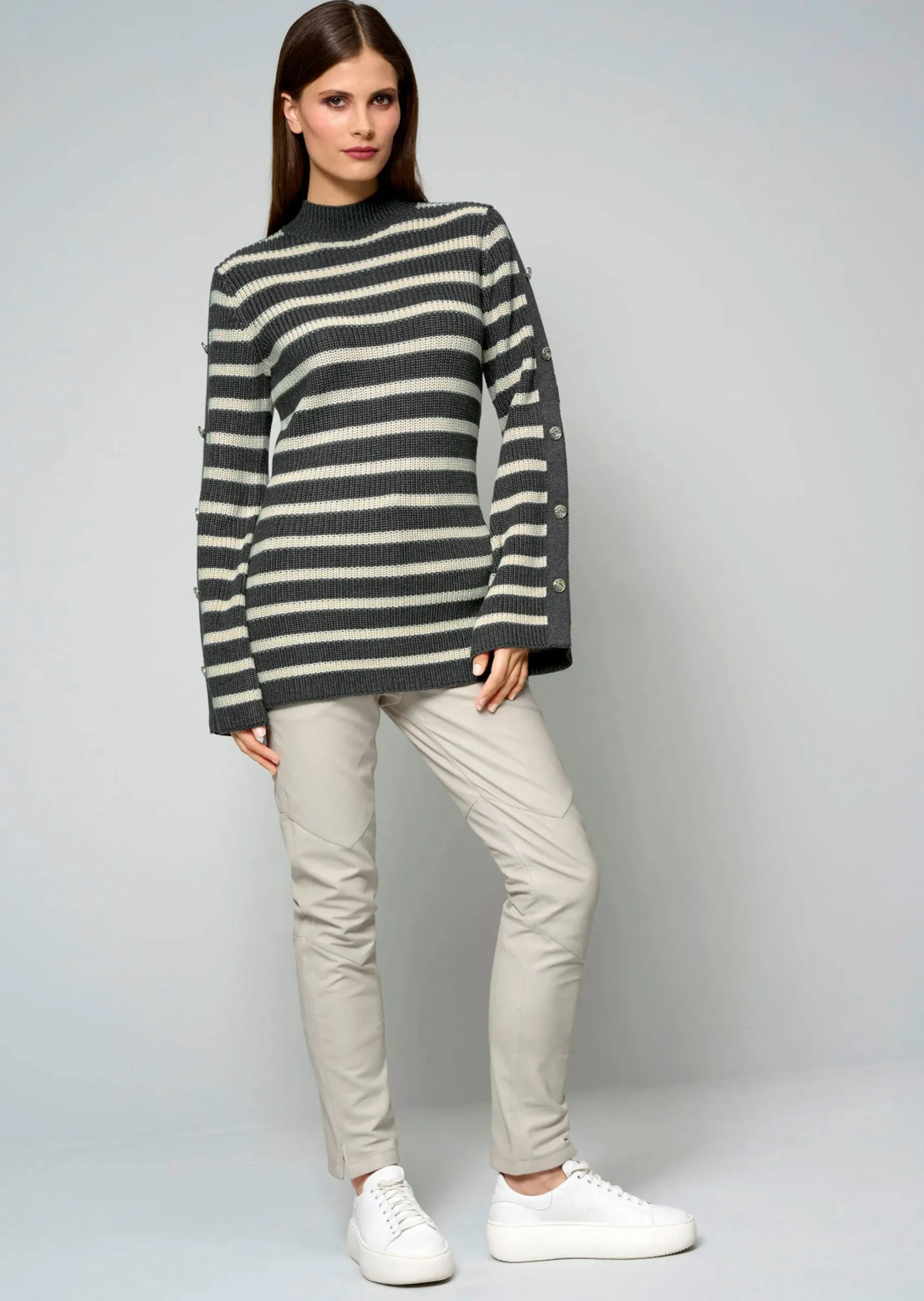 Pullover mit Trompetenärmeln