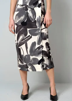 Rock mit floralem Print