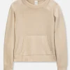 Rundhals-Pullover mit Känguru-Taschen