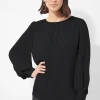 Satinbluse