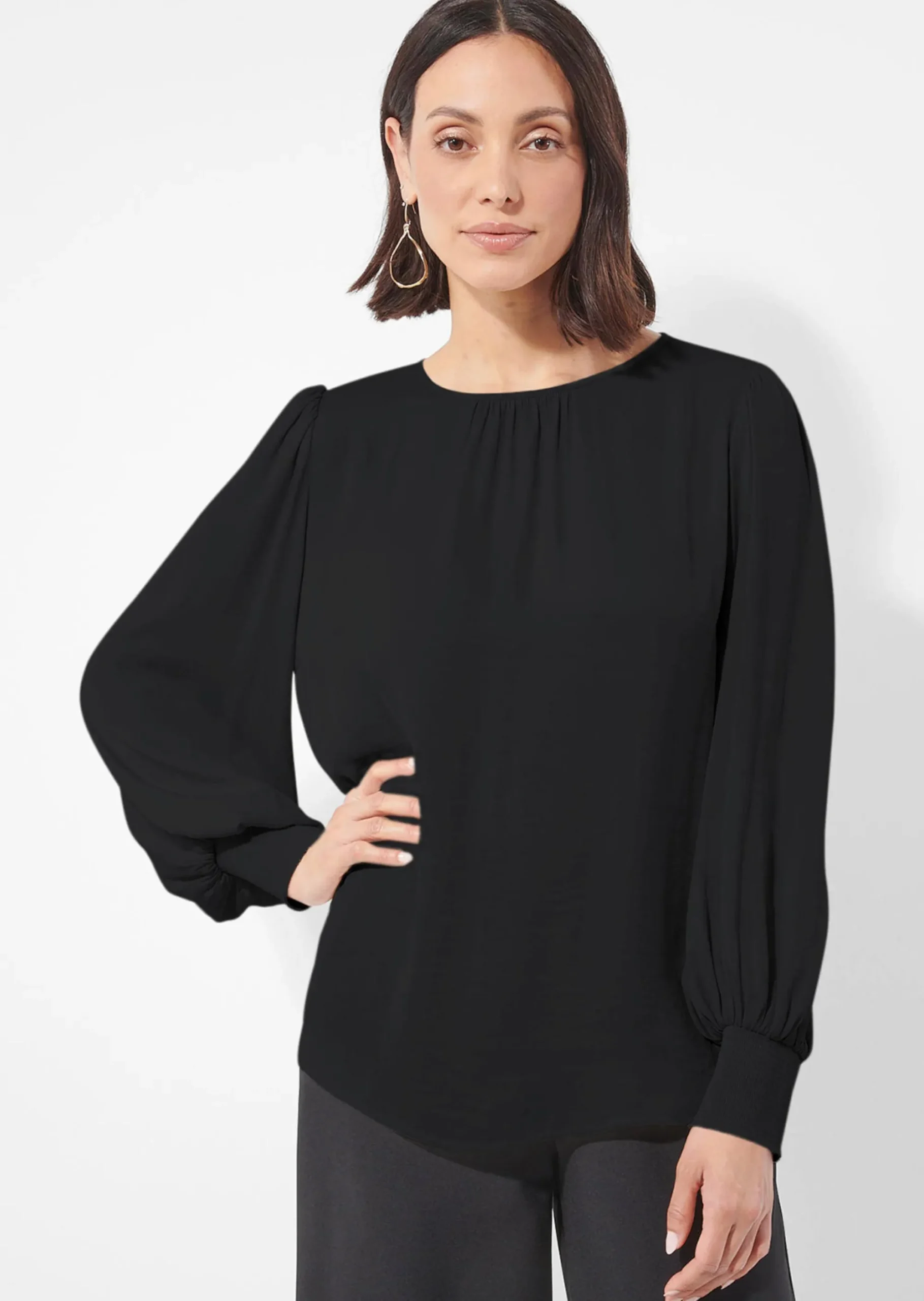 Satinbluse