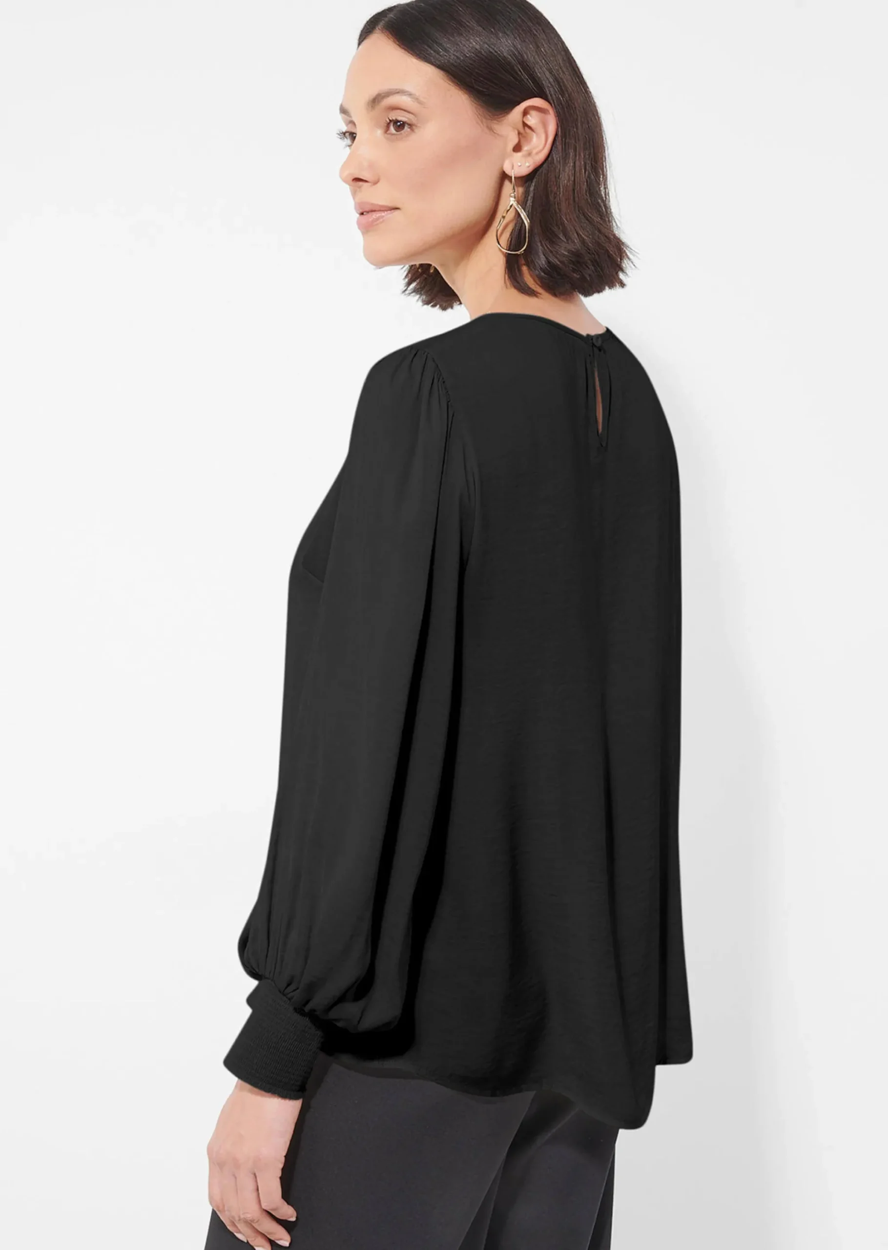 Satinbluse