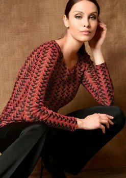 Shirt aus Mesh-Ware