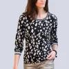Shirt im exklusivem Dessin von Alba Moda