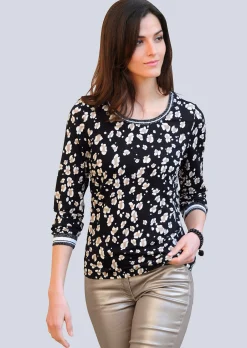 Shirt im exklusivem Dessin von Alba Moda