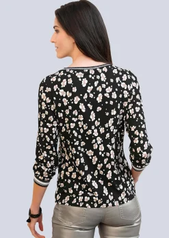 Shirt im exklusivem Dessin von Alba Moda