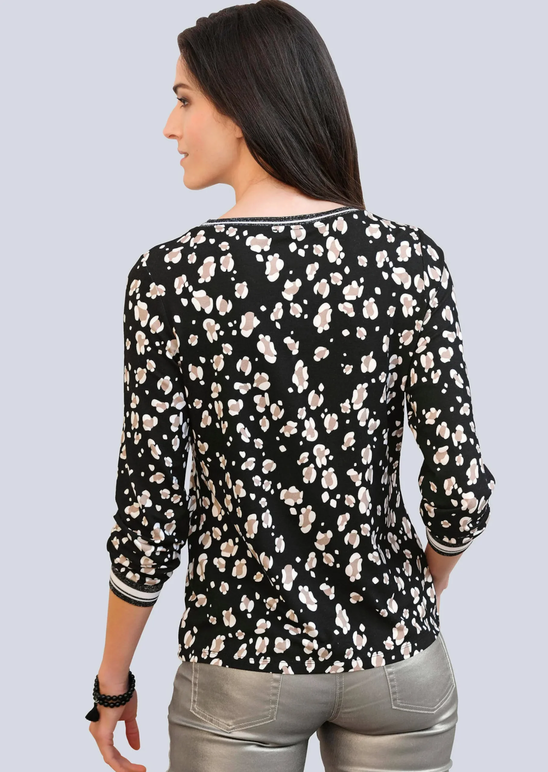 Shirt im exklusivem Dessin von Alba Moda