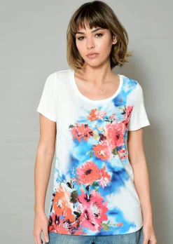 Shirt mit Blumendruck