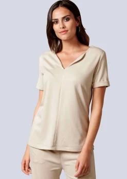 Shirt mit fixiertem Ärmelaufschlag
