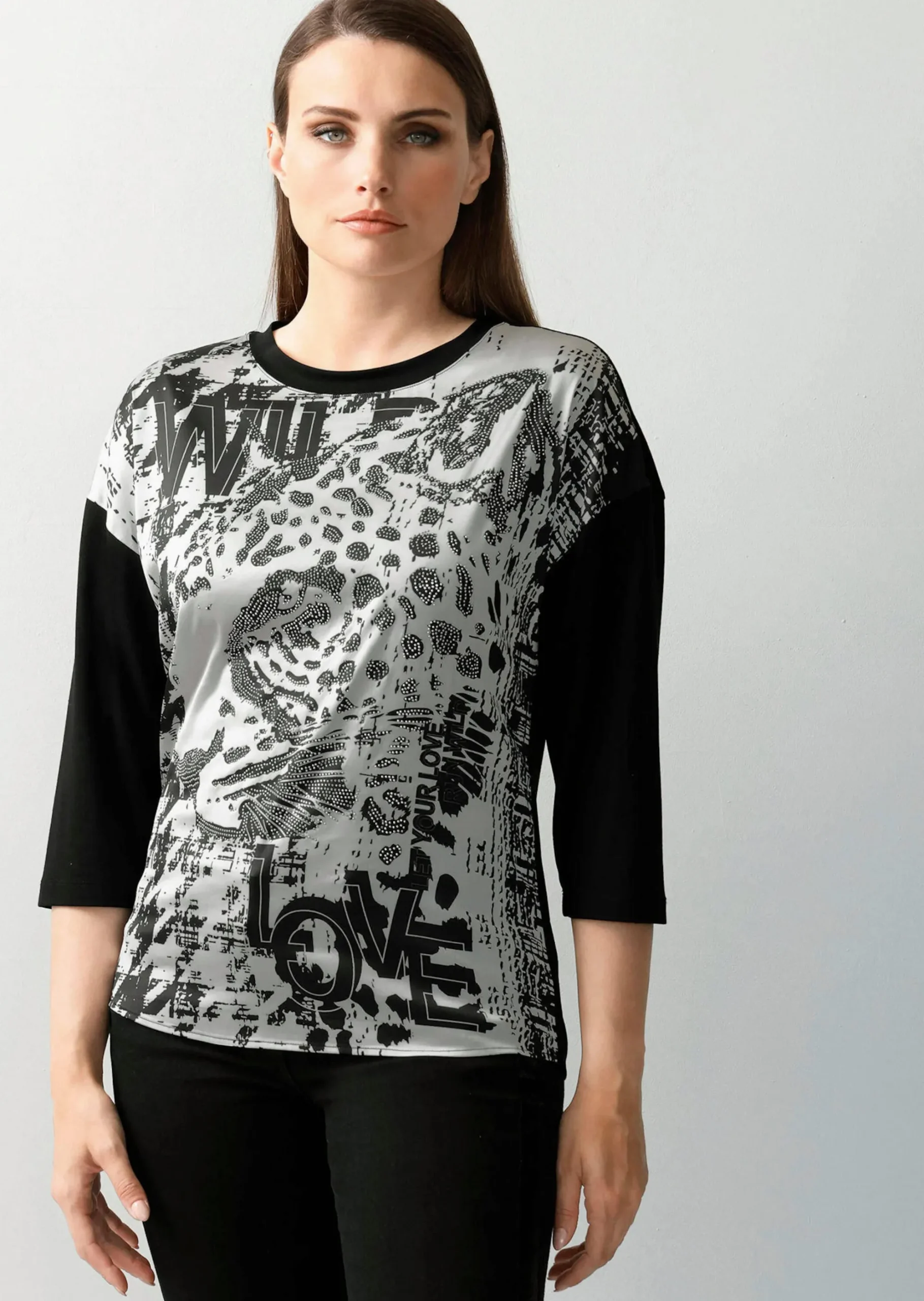 Shirt mit platziertem Druck