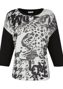 Shirt mit platziertem Druck