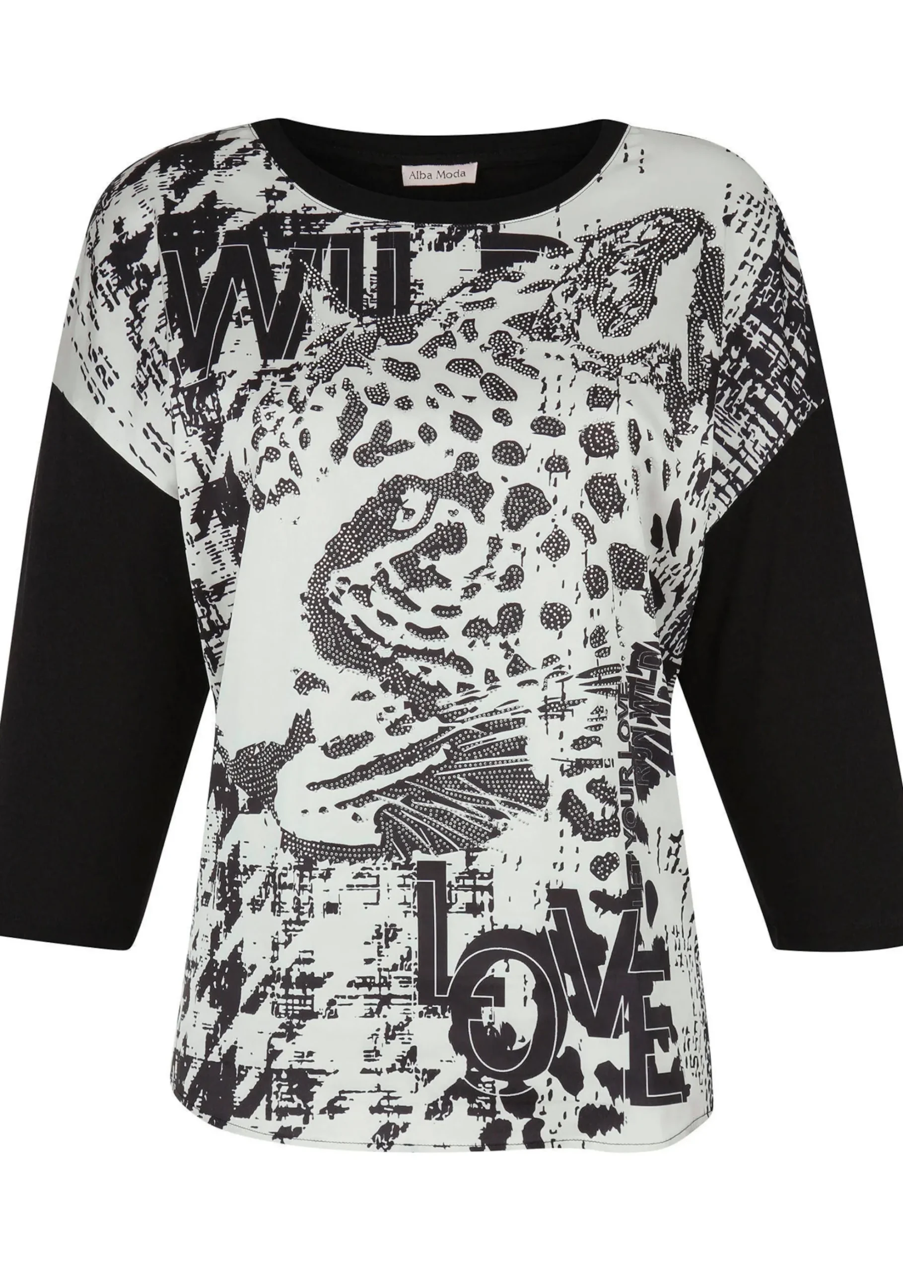 Shirt mit platziertem Druck