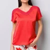 Shirt mit Spitzen am Ausschnitt