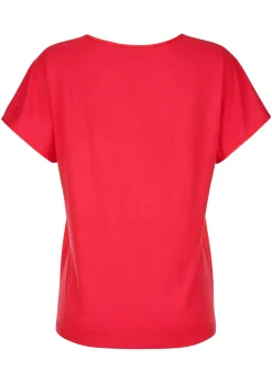 Shirt mit Spitzen am Ausschnitt