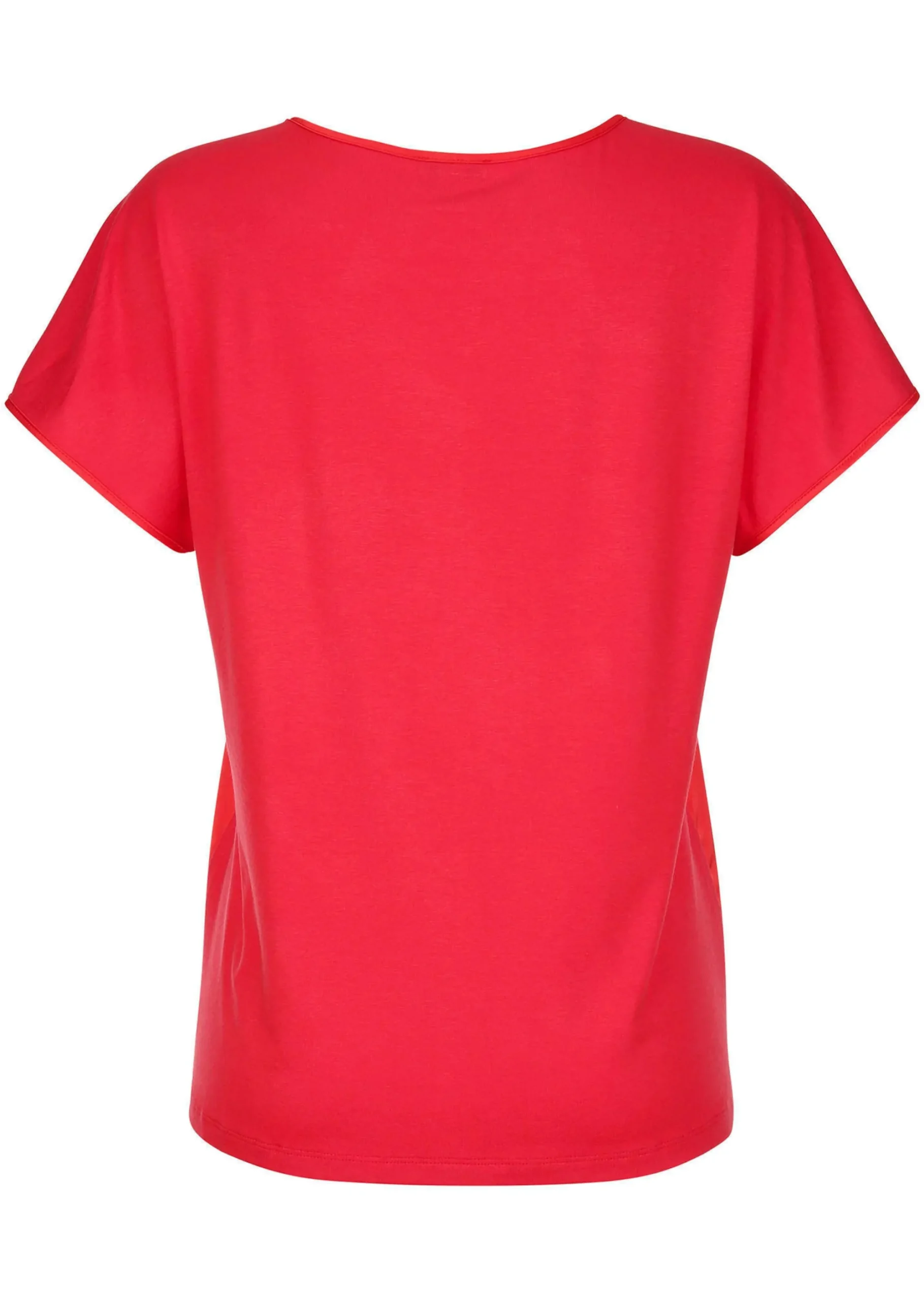 Shirt mit Spitzen am Ausschnitt