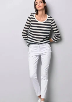 Shirt mit transparenten Streifen