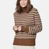 Softer Schurwoll-Pullover mit stylischen Streifen