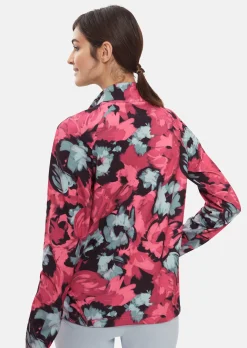 Sportive Jacke mit Blumenprint