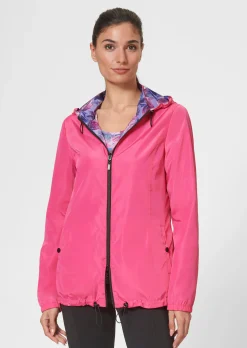Sportive Wendejacke mit Kapuze