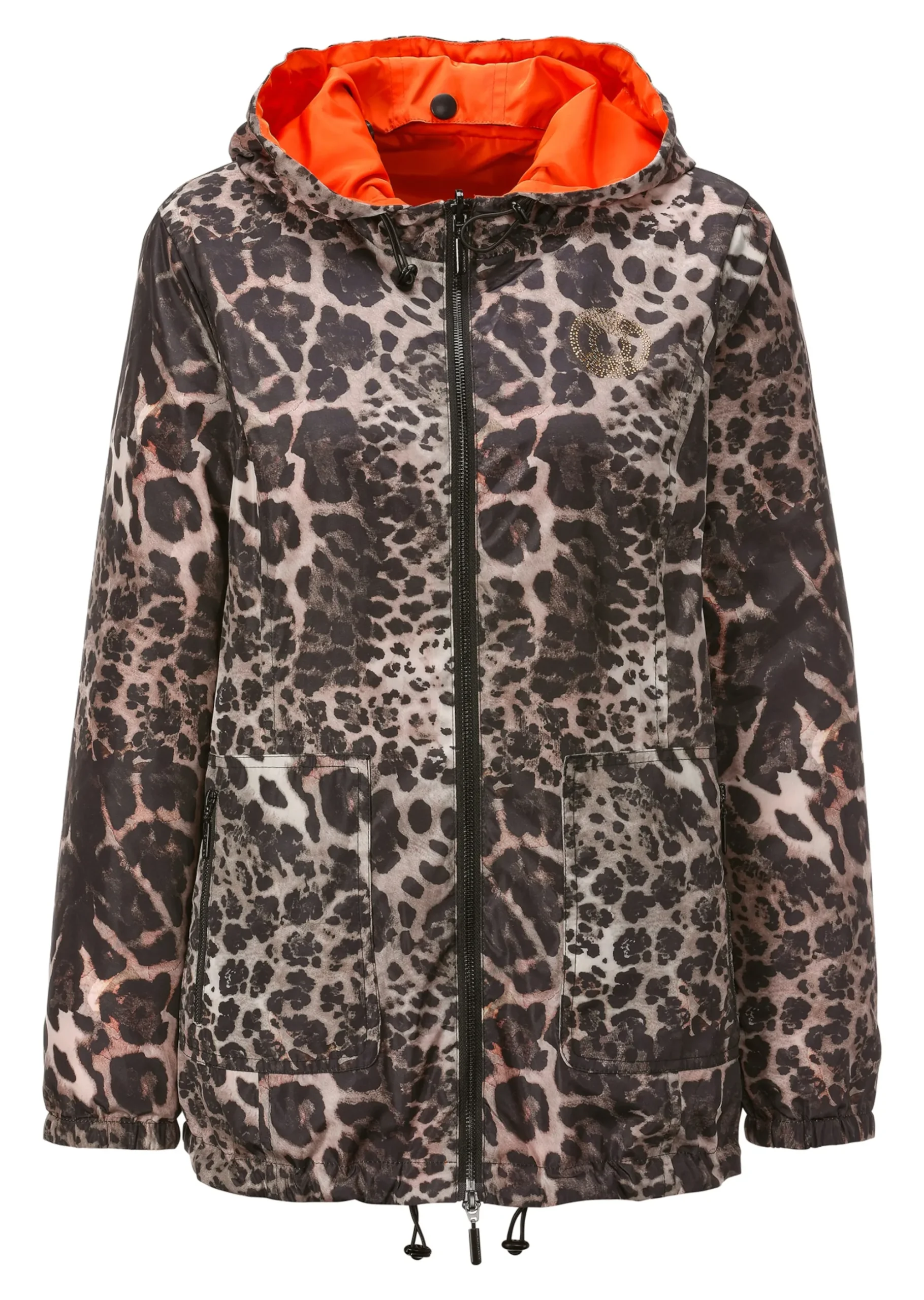 Sportive Wendejacke mit Kapuze