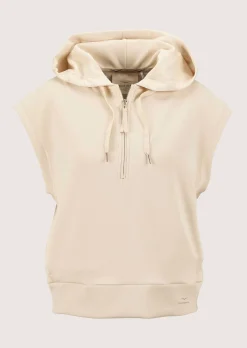 Sportliches Kapuzen-Sweatshirt ohne Arm
