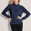Stehkragen-Pullover aus nachhaltigem Kaschmir