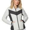 Steppjacke im Kontrast-Look