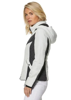 Steppjacke im Kontrast-Look