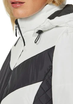 Steppjacke im Kontrast-Look