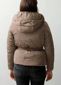 Steppjacke mit abnehmbarer Bauchtasche