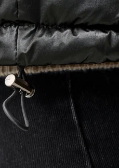 Steppjacke mit Teddyfell